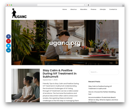 Draftly free WordPress theme - uganc.org