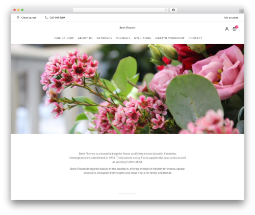 Wpbingo WordPress plugin - beesflowers.co.uk