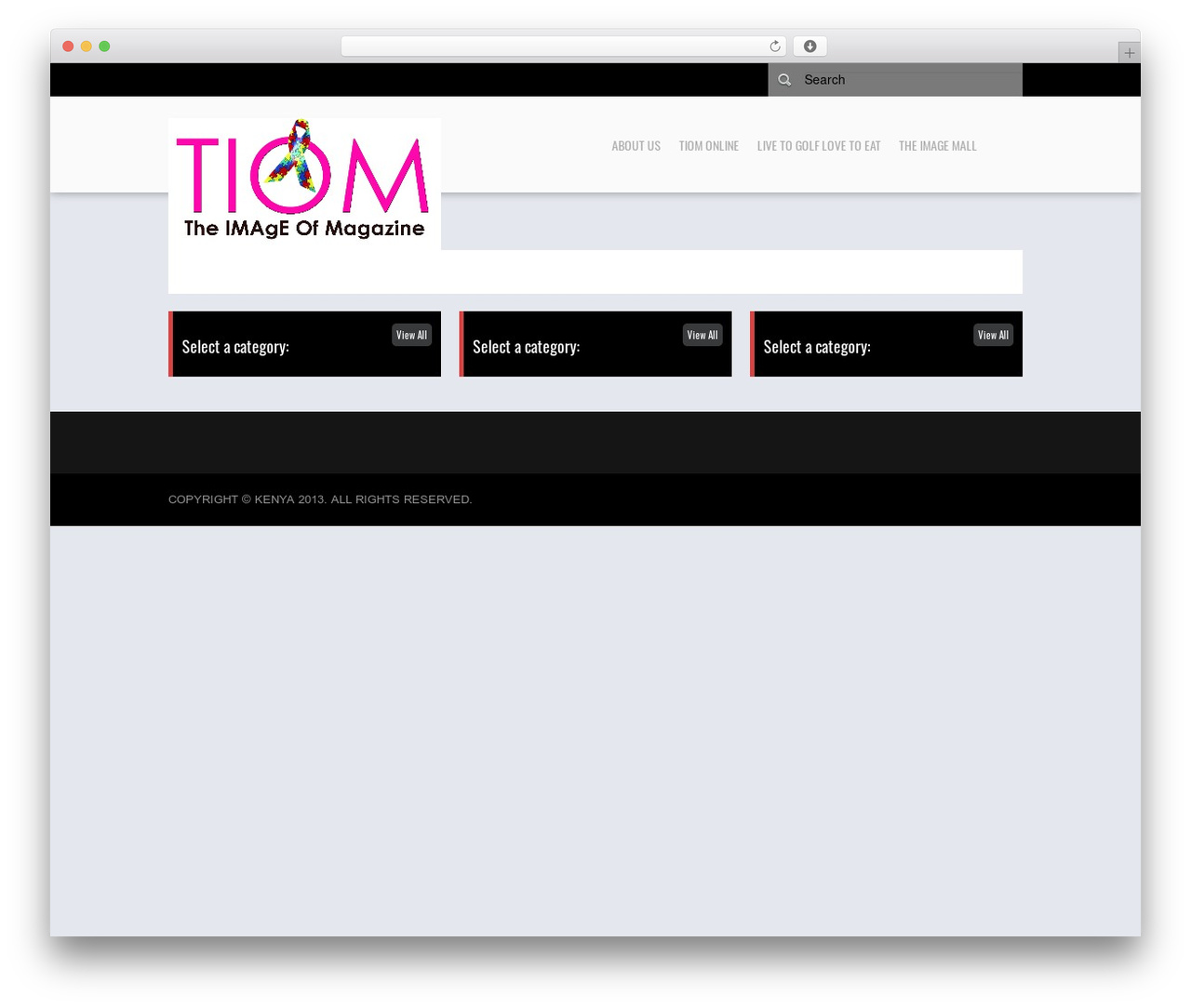 Kenya WordPress theme - imagecompaniesenterprises.com