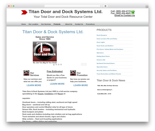 Pg big ed WordPress plugin - titandooranddock.com
