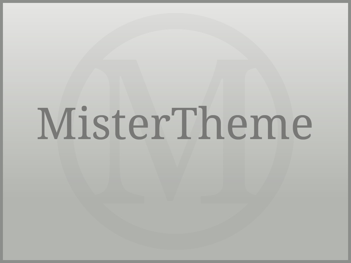 MisterTheme WordPress theme by Anthony Booth