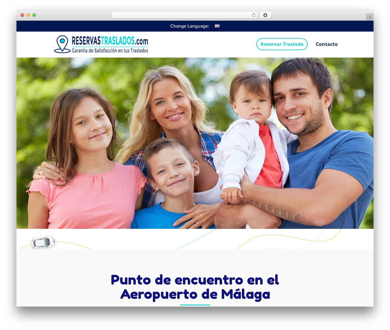 MODELO theme WordPress - reservastraslados.com