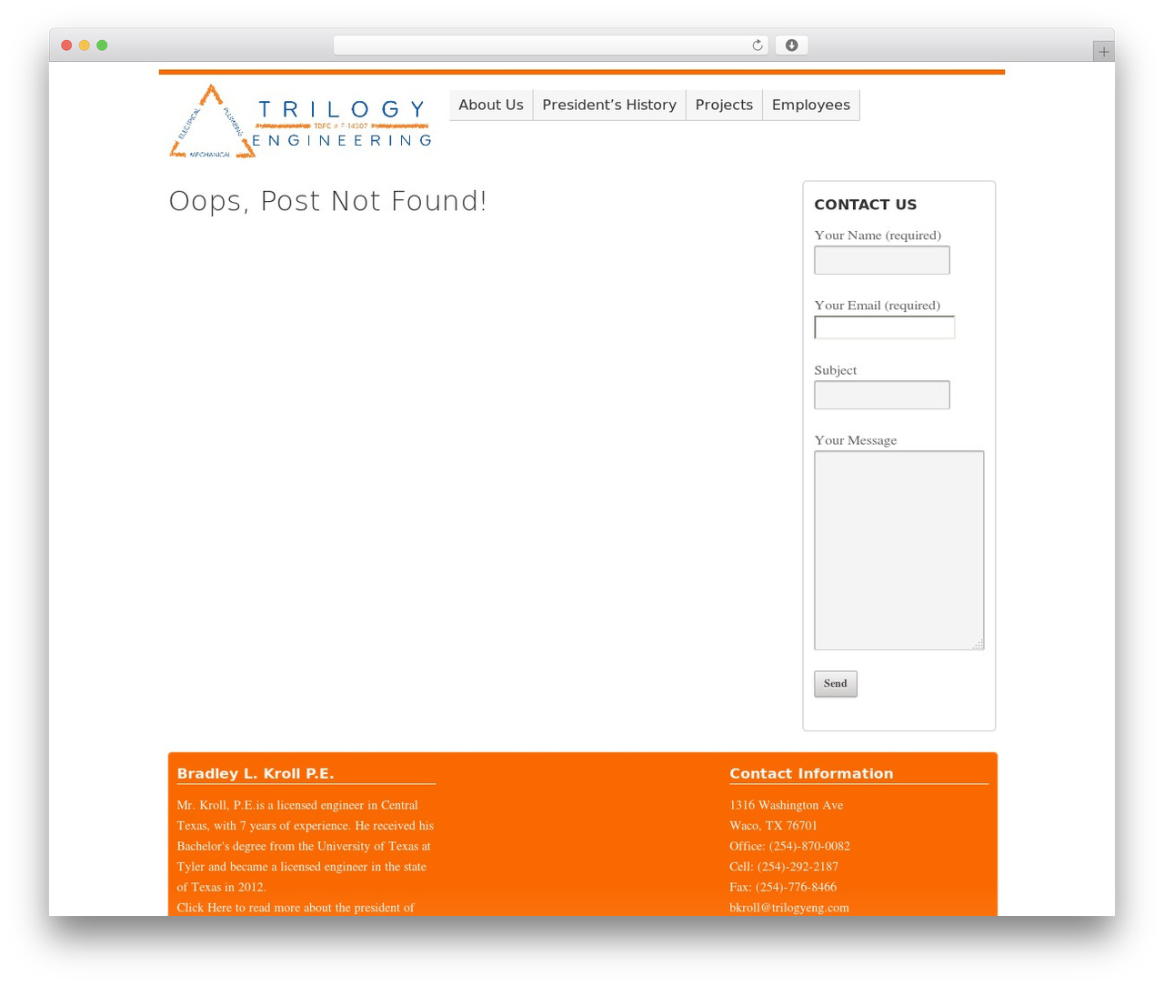 Orbit WordPress theme - trilogyeng.com Orbit WordPress theme - trilogyeng.com
