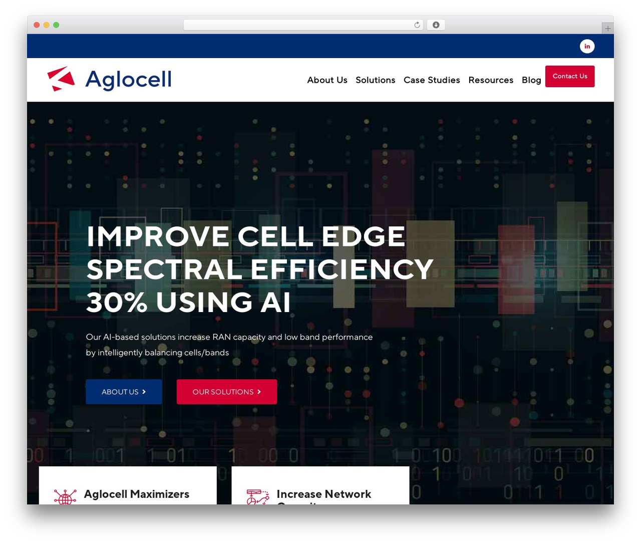 techpros WordPress theme design - aglocell.com