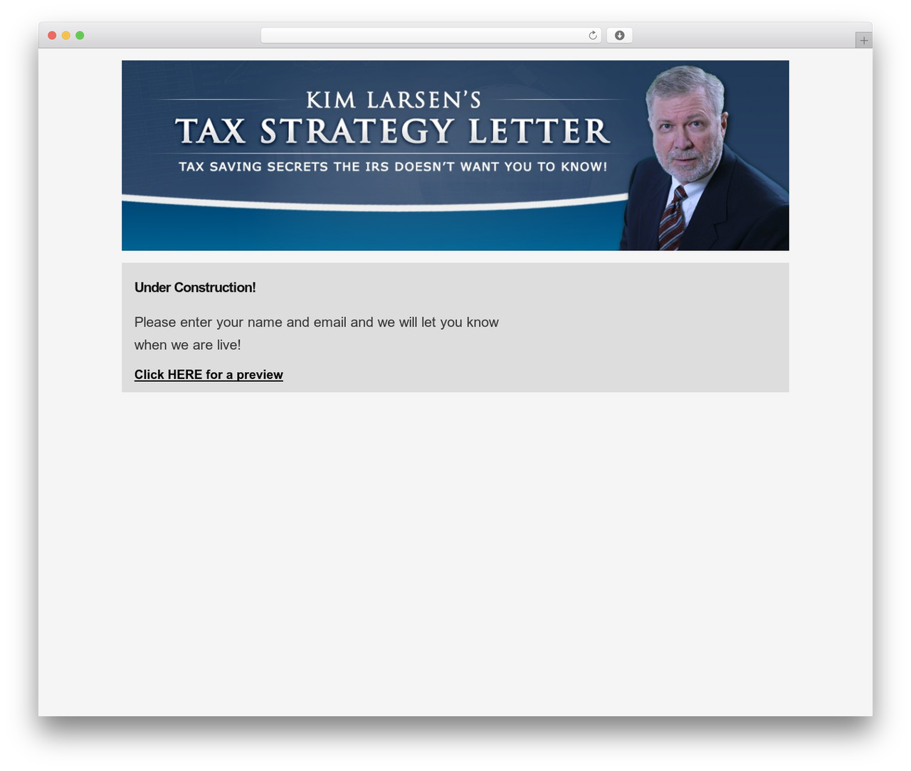 WordPress theme Builder - taxstrategyletter.com