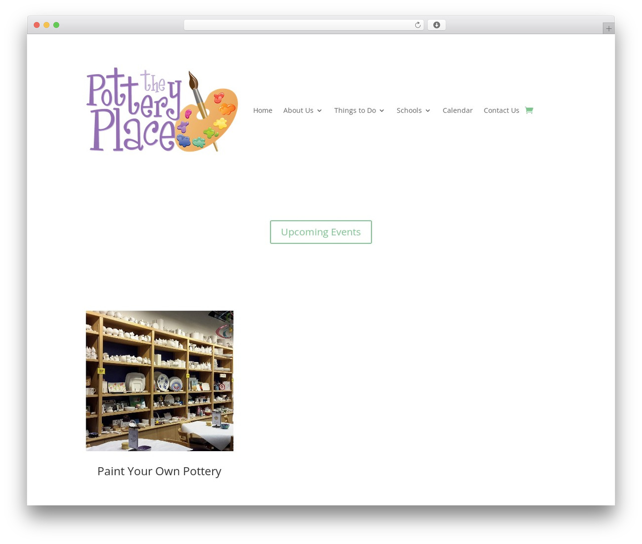 WordPress theme Divi - thepotteryplace.com