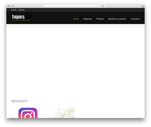 WordPress theme Nosh - tugues.com