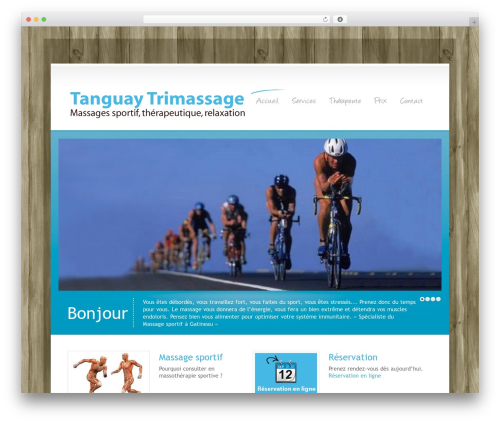 WordPress Theme Number massage WordPress theme - tanguaytrimassage.com