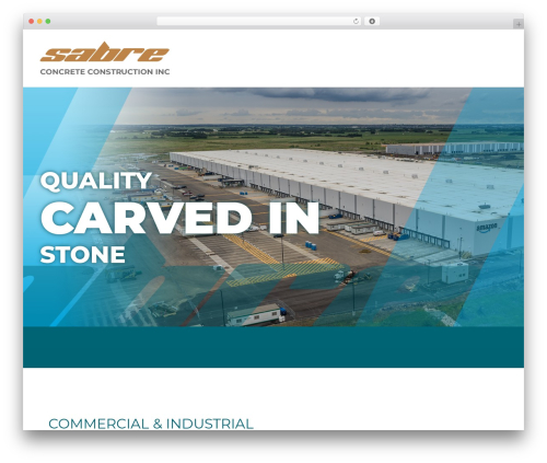 WordPress theme web3 - sabreconcrete.com