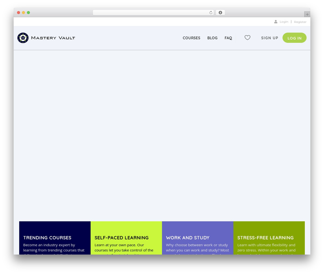 WordPress website theme MasterStudy - masteryvault.com