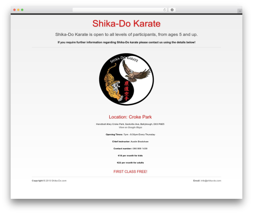 Aurelius theme WordPress - shika-do.com