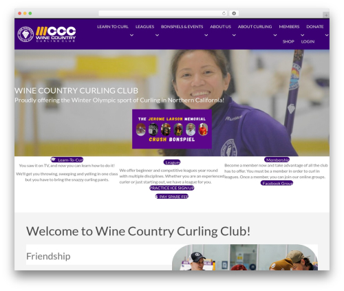 Beaver Builder Theme WP theme - winecountrycurlingclub.com