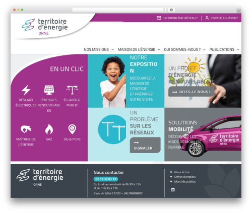 Best WordPress theme Te61 - te61.fr