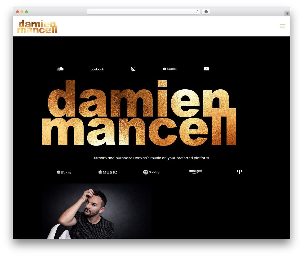 Betheme Child WordPress theme - damienmancell.com