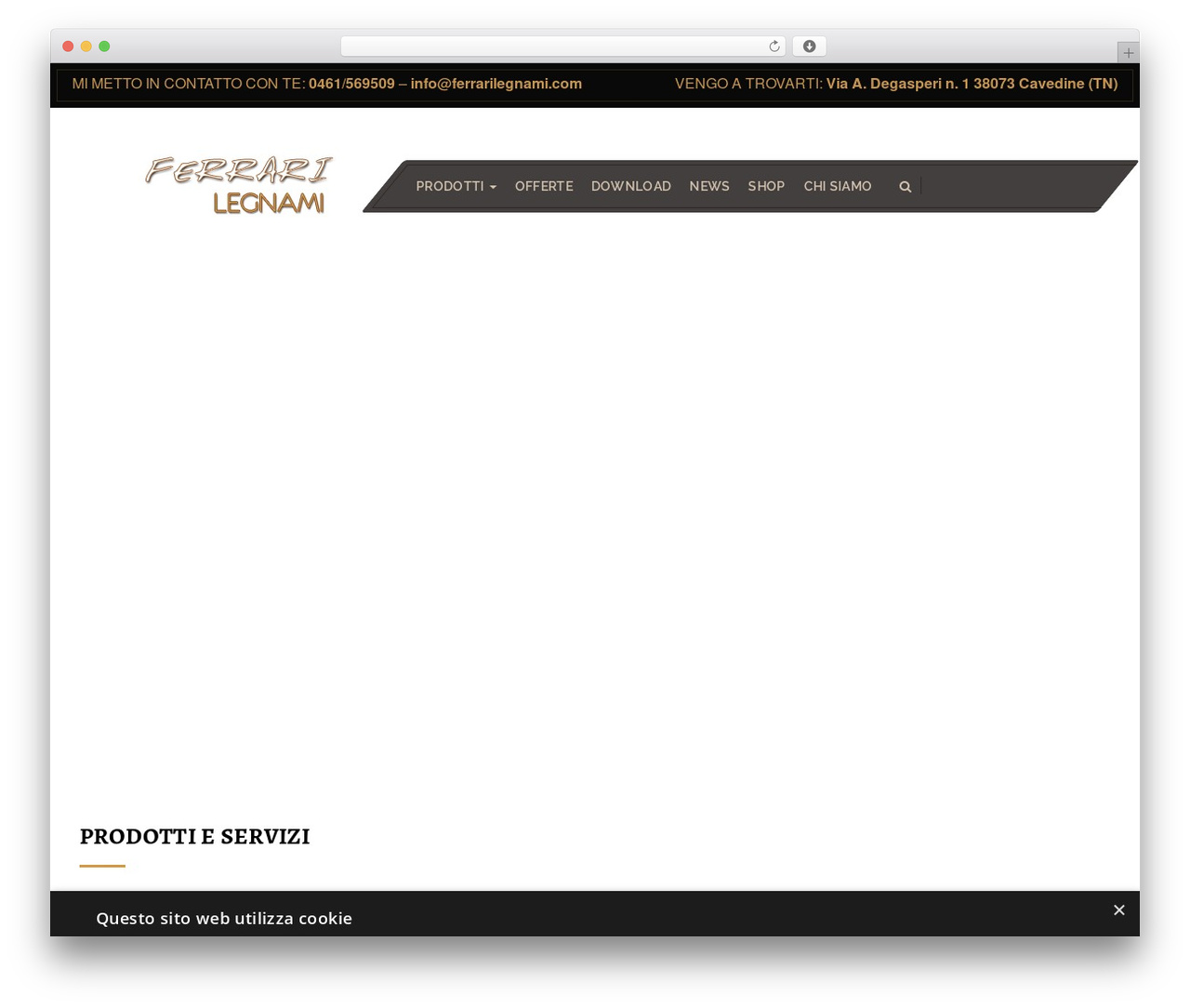 Carpenter WordPress theme - ferrarilegnami.com Carpenter WordPress theme - ferrarilegnami.com