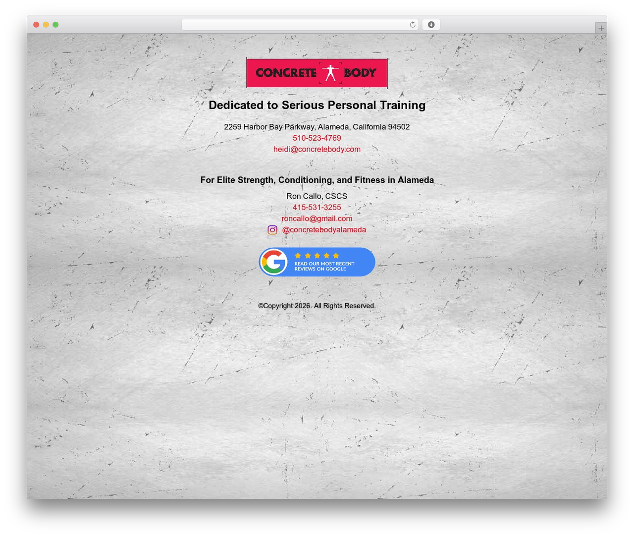 CCB WordPress theme - concretebody.com