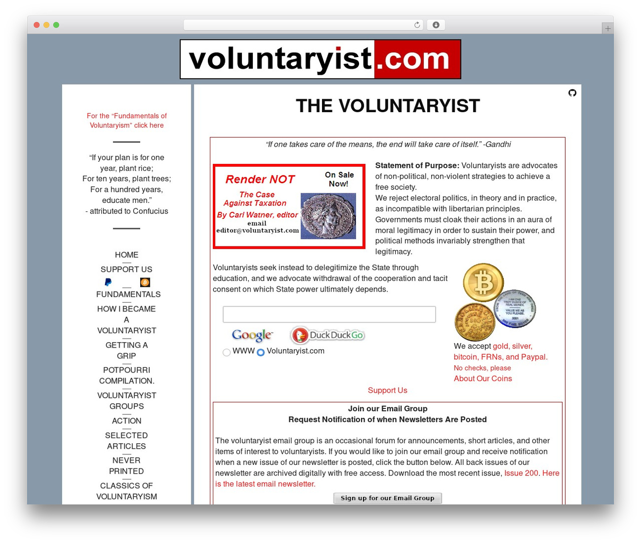 Devalu WordPress theme - voluntaryist.com Devalu WordPress theme - voluntaryist.com