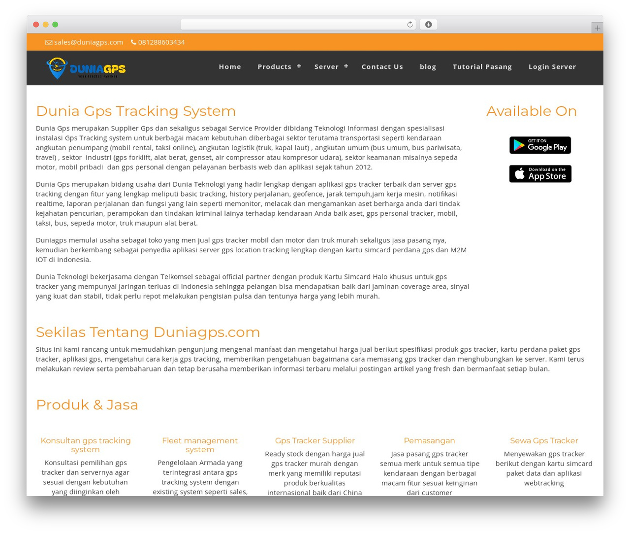 Digital Services theme WordPress - duniagps.com Digital Services theme WordPress - duniagps.com