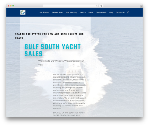 Yatco connect WordPress plugin - gulfsouthyachtsales.com