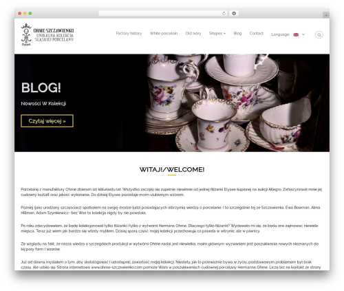 Flash free WordPress theme - ohme-szczawienko.com