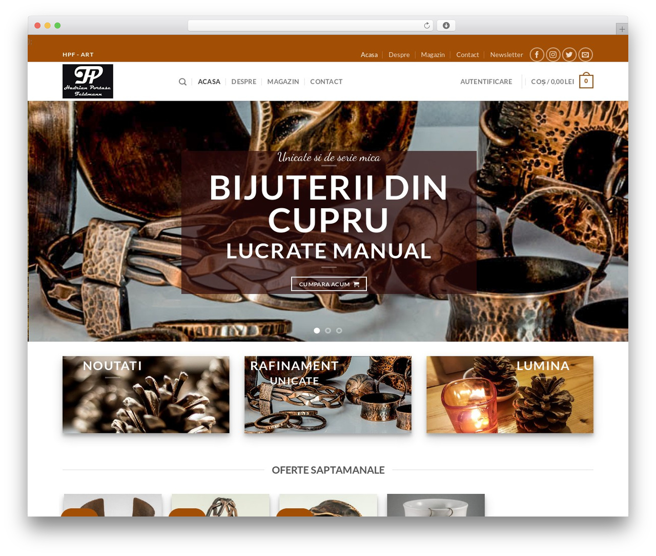 Flatsome theme WordPress - hpfart.ro
