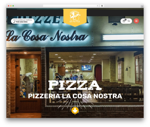 Lafka WordPress theme - pizzerialacosanostra.com