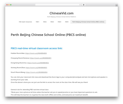 Noto Simple theme WordPress - chinesevid.com