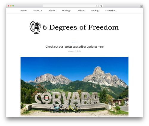Piemont WordPress theme - 6-degrees-of-freedom.com
