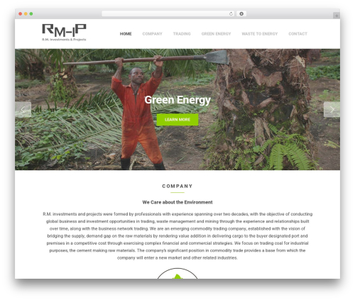 Responsive premium WordPress theme - rm-ip.com