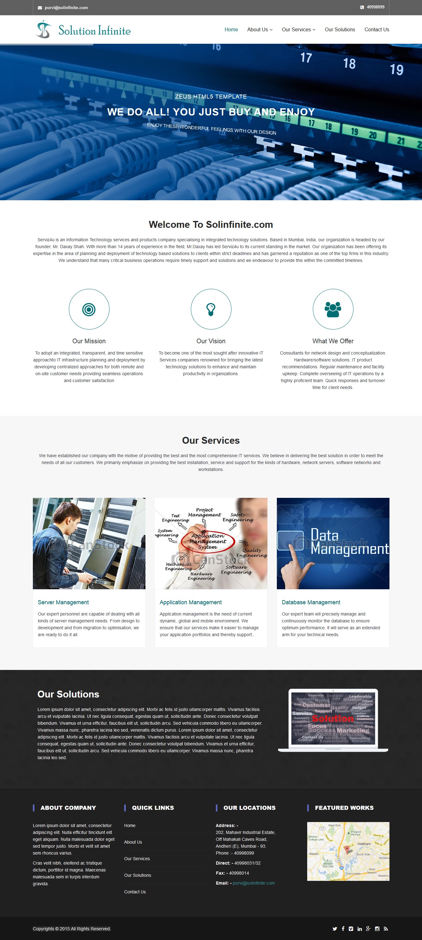 Solution Infinite theme WordPress Solution Infinite theme WordPress