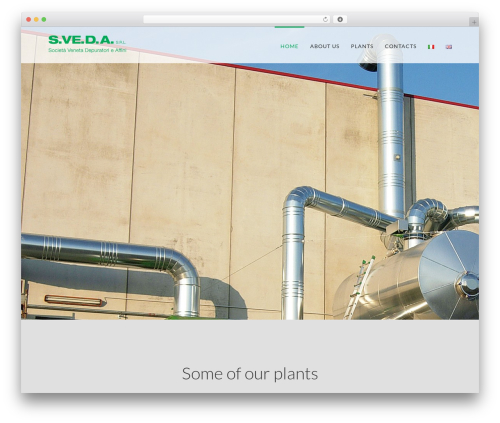The Simple WordPress theme - svedasrl.com