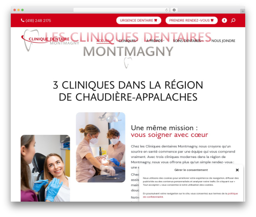 Theme WordPress SLM theme - cliniquedentairemontmagny.com Theme WordPress SLM theme - cliniquedentairemontmagny.com