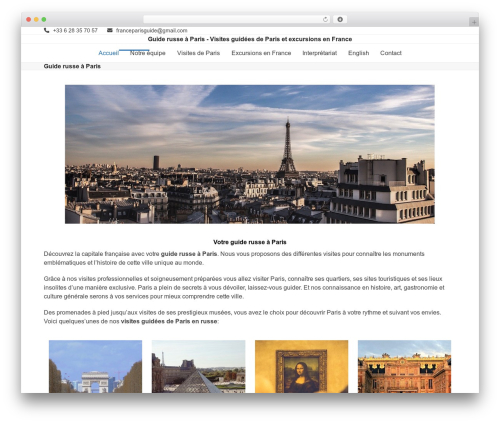 Adventure tours data types WordPress plugin - guide-russe-paris.com