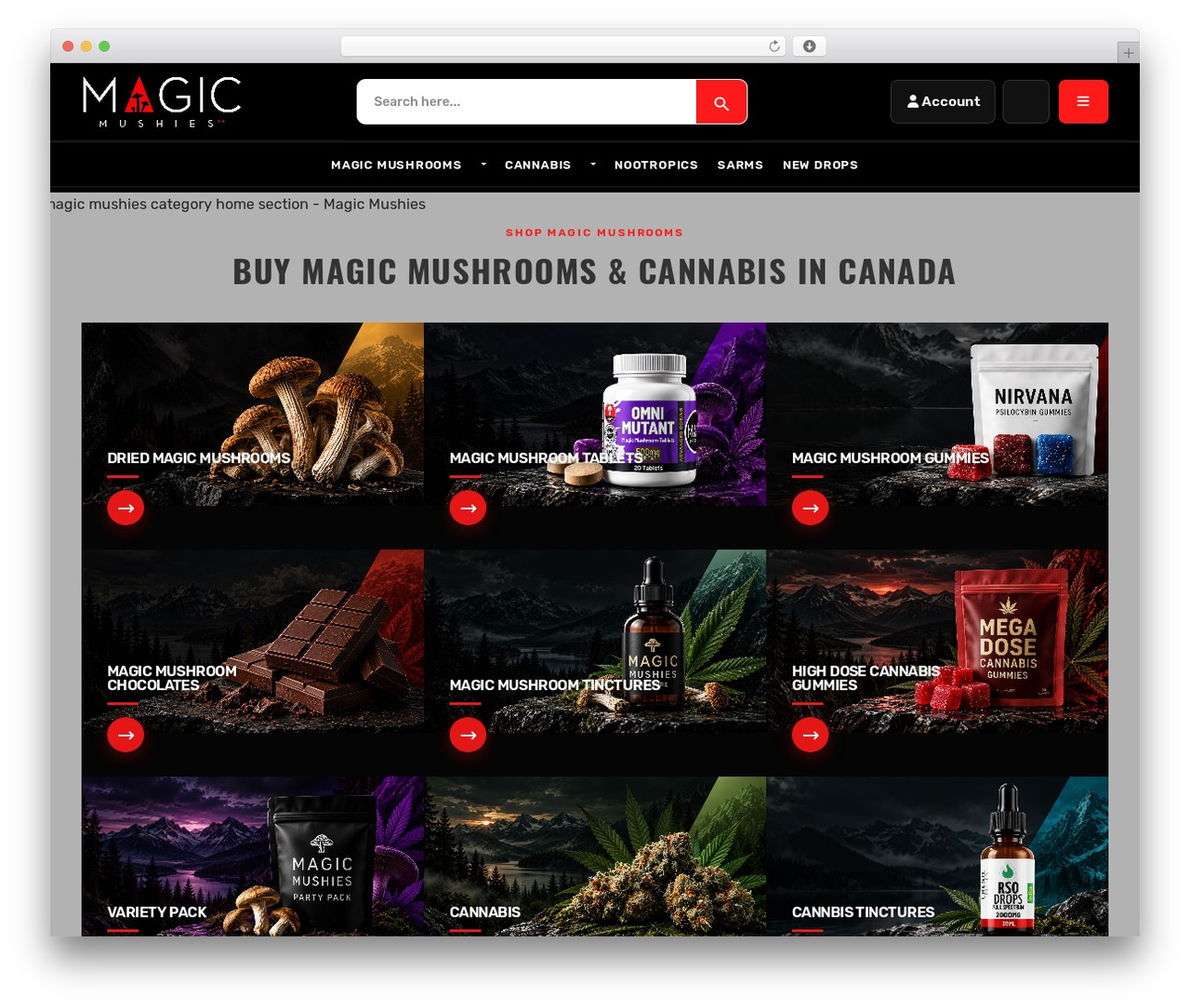 WordPress theme Bootscore - www.magicmushies.to