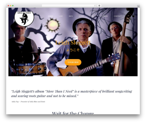 Iron music WordPress plugin - luckyleigh.com
