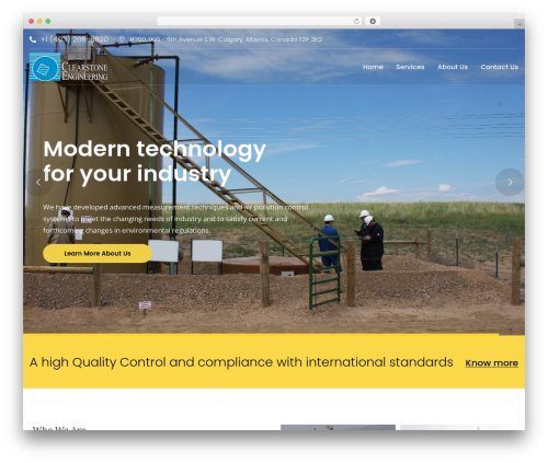 WordPress theme Nortech - clearstone.ca