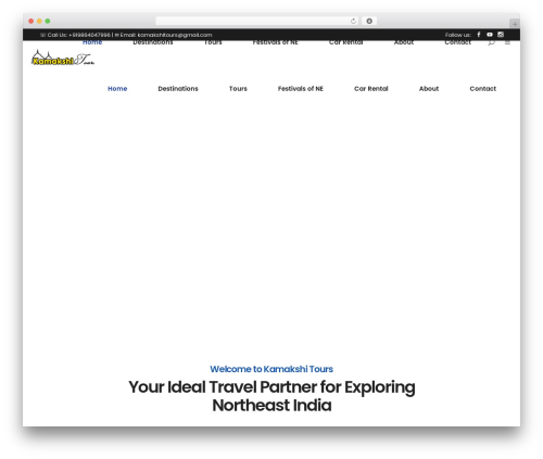 Setsail tours WordPress plugin - kamakshitours.com