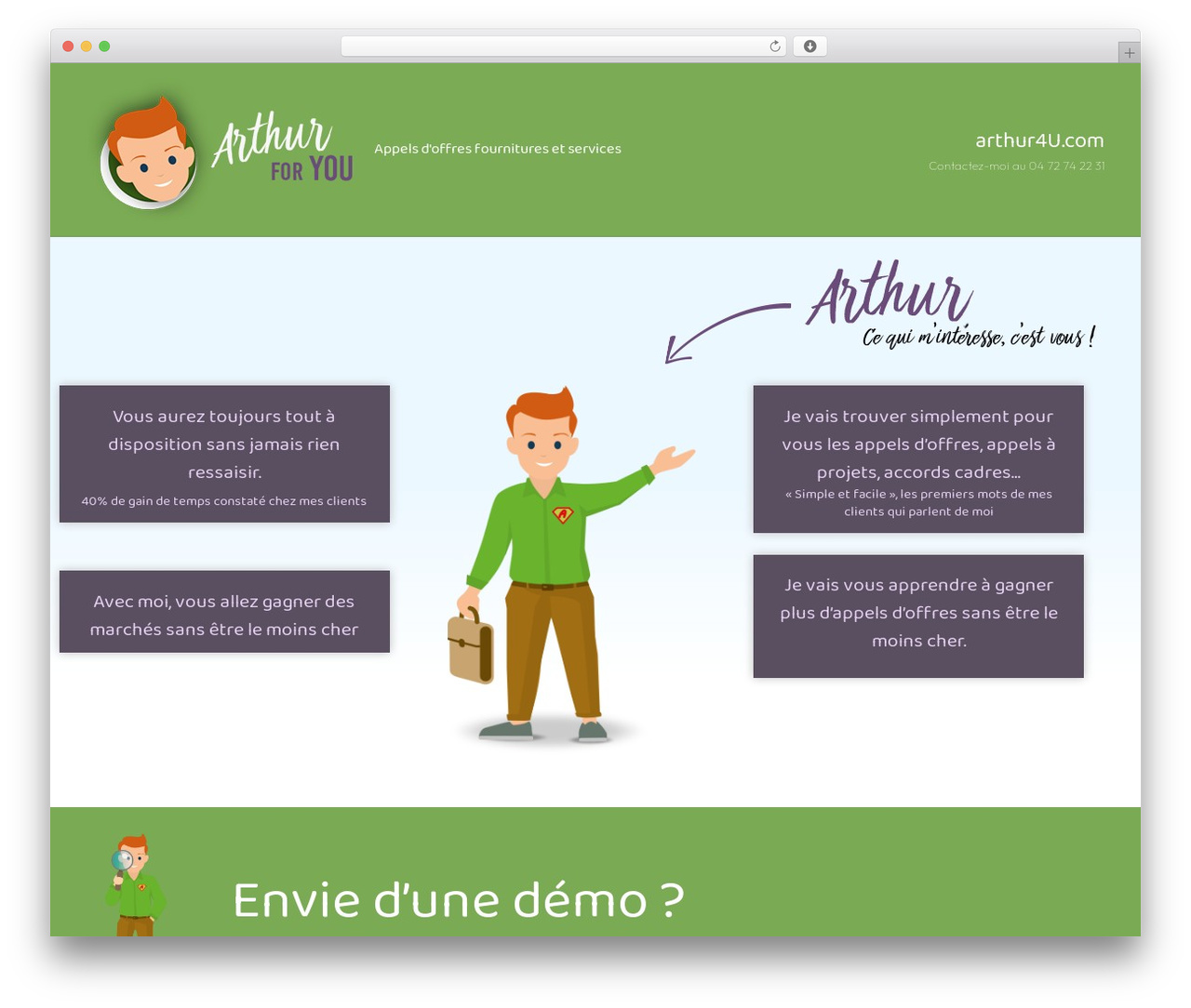 WP Bootstrap Starter WordPress theme - arthur4u.com