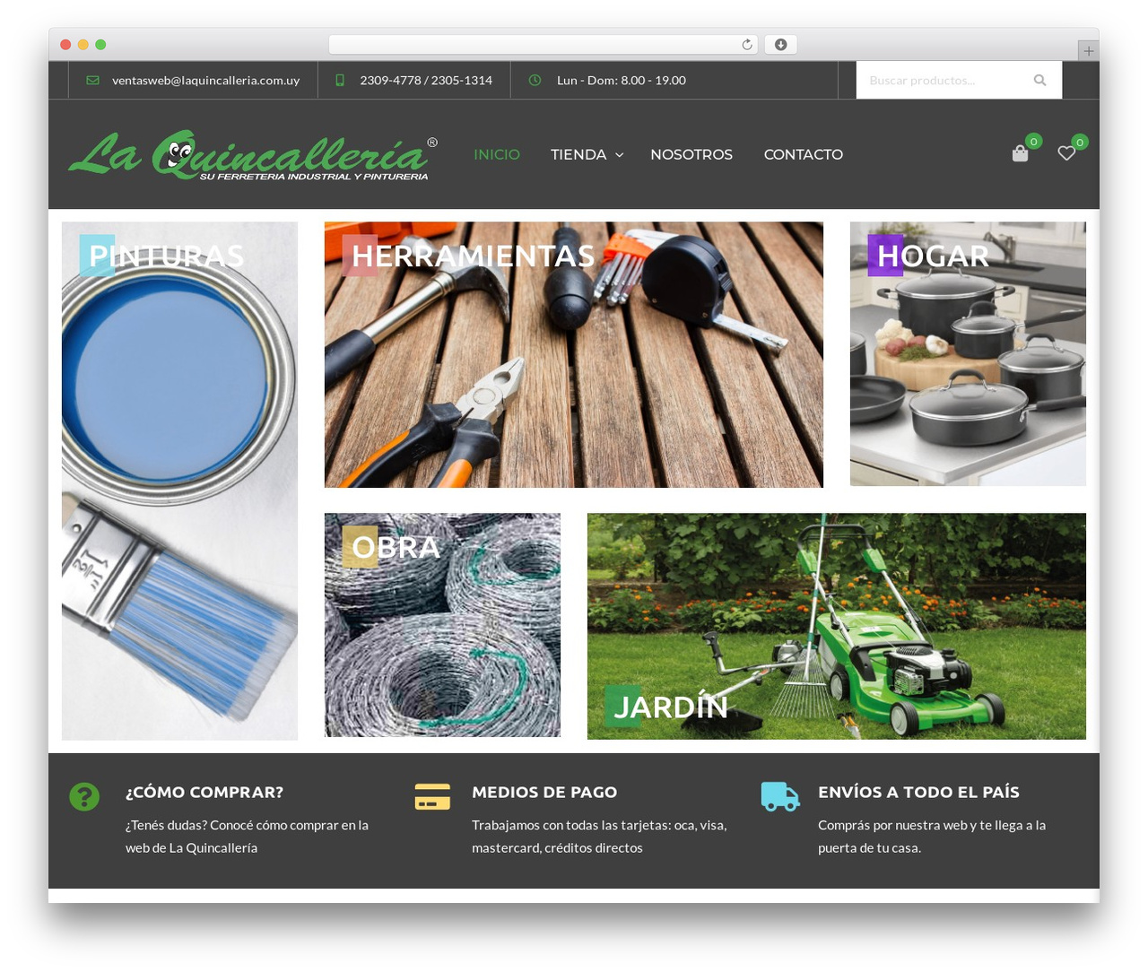 Yolo Sofani WordPress theme - laquincalleria.com.uy