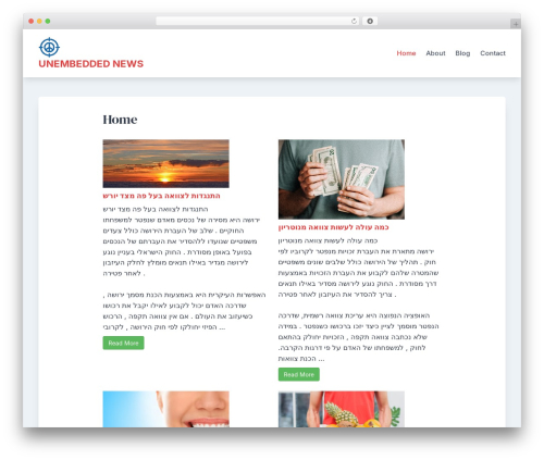 BlogGrid WordPress page theme - unembedded.net BlogGrid WordPress page theme - unembedded.net