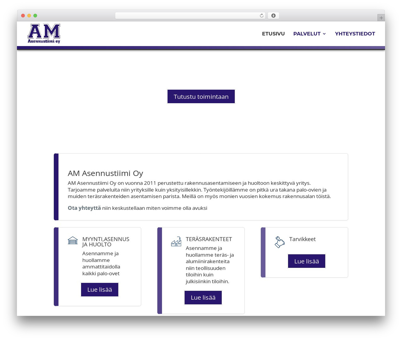 Divi theme WordPress - amasennustiimi.fi