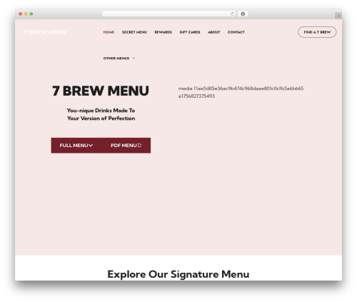 Food Menu – Restaurant Menu & Online Ordering for WooCommerce (tlp-food-menu) free WordPress plugin - 7brew-menue.com