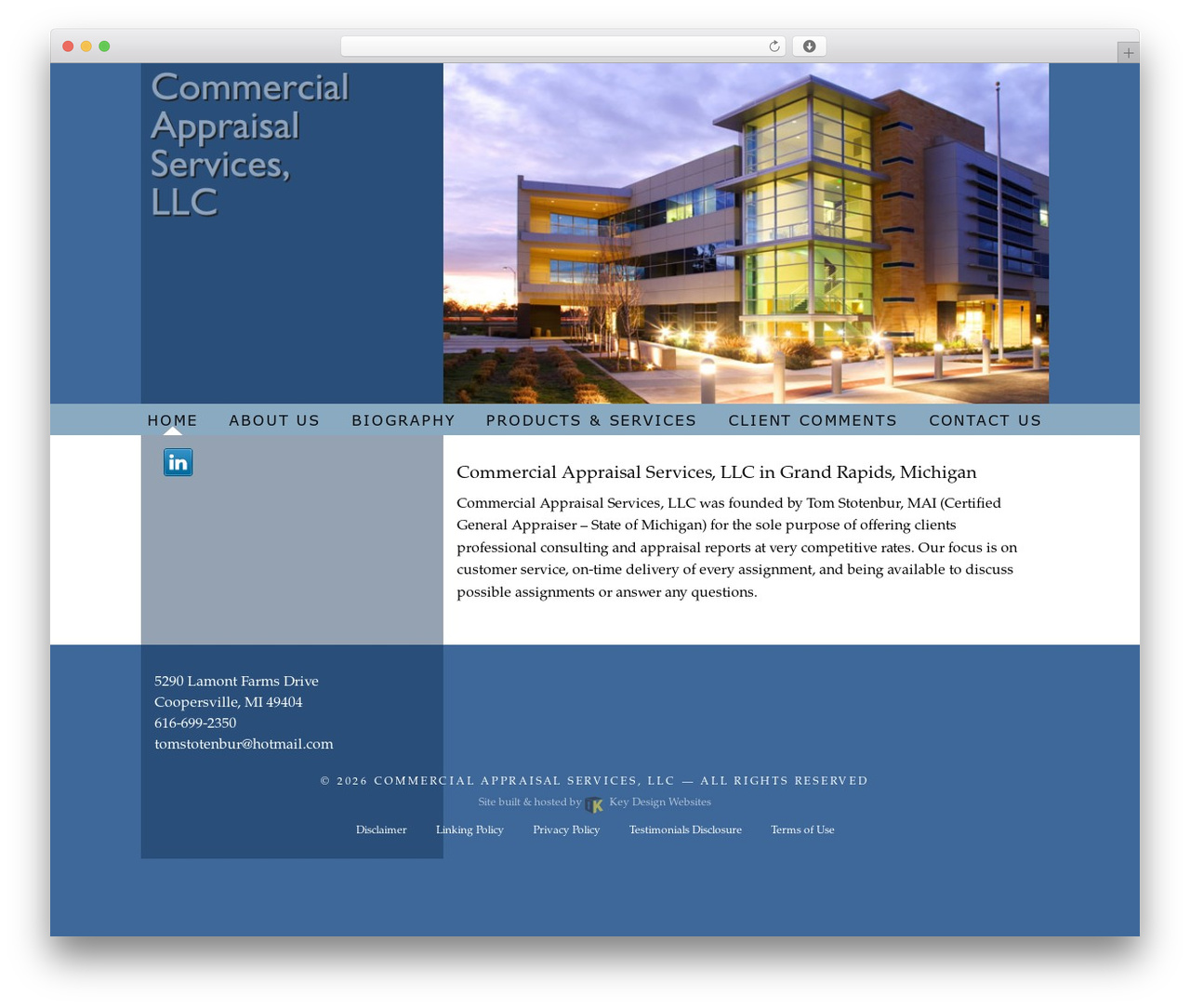 kdw-framework4 WordPress theme - commercialappraisalservicesllc.com