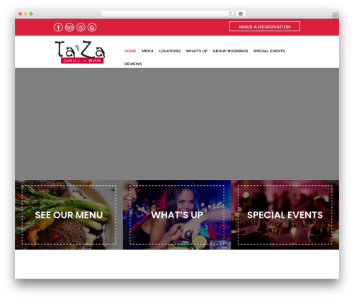 Laurel WordPress theme - tazagrillandbar.com