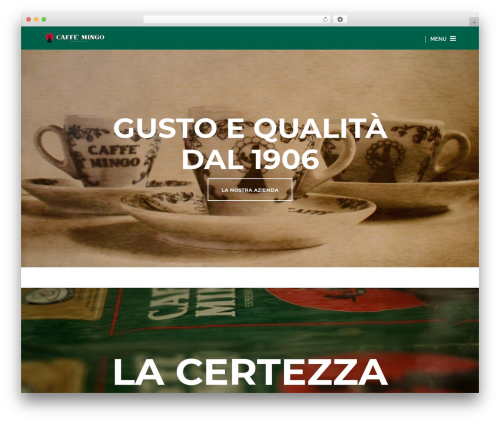 Shopkeeper WordPress store theme - caffemingo.com
