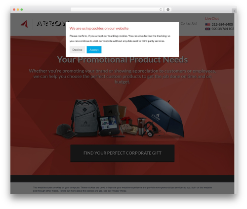 Surbma | GDPR Proof Cookie Consent & Notice Bar (surbma-gdpr-proof-google-analytics) free WordPress plugin - arrowpromotional.com