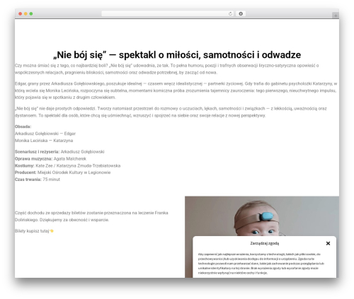 Theme WordPress Agora - fundacjamedora.pl