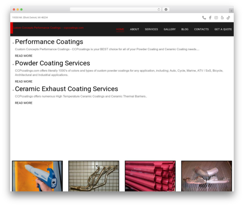 Theme WordPress cherry - ccpcoatings.com
