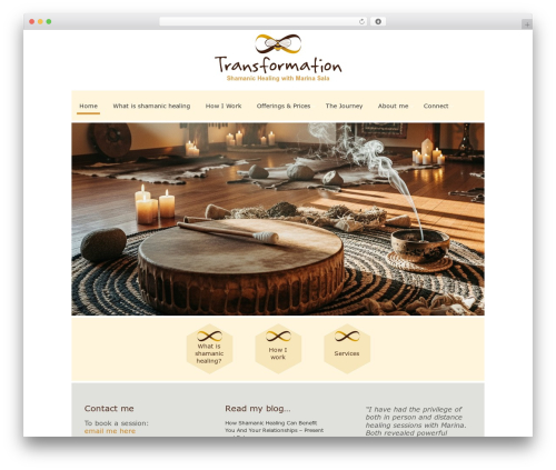 WordPress theme Responsive Pro - shamanic-transformation.com